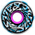 Santa Cruz Slime Balls Swirly Trans Blue Swirl 78a Skateboard Wheels