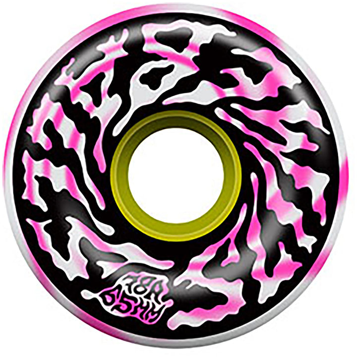 Santa Cruz Slime Balls Swirly Trans Pink Swirl 78a Skateboard Wheels