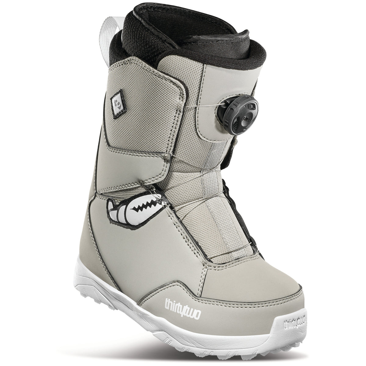 thirtytwo Youth Lashed Crab Grab Boa Snowboard Boots - Kids' 2021 Grey