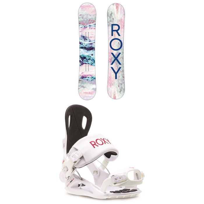 Roxy Sugar Banana Snowboard + Rock-It Dash Snowboard Bindings - Women's 2021