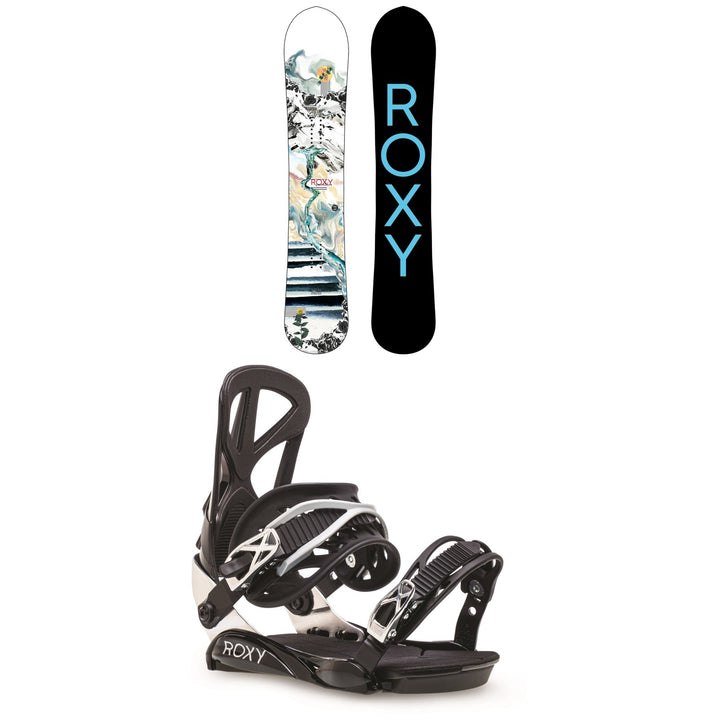 Roxy Smoothie C2 Snowboard + Team Snowboard Bindings - Women's 2021