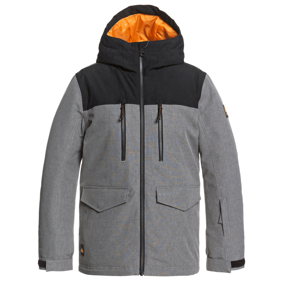 Quiksilver Fairbanks Jacket - Boys' Heather Grey