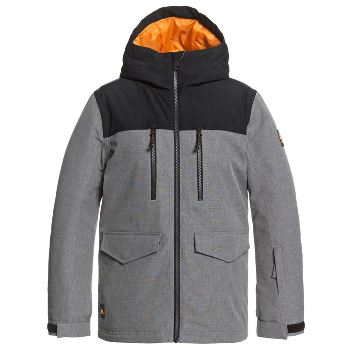 Quiksilver Fairbanks Jacket - Boys' Heather Grey
