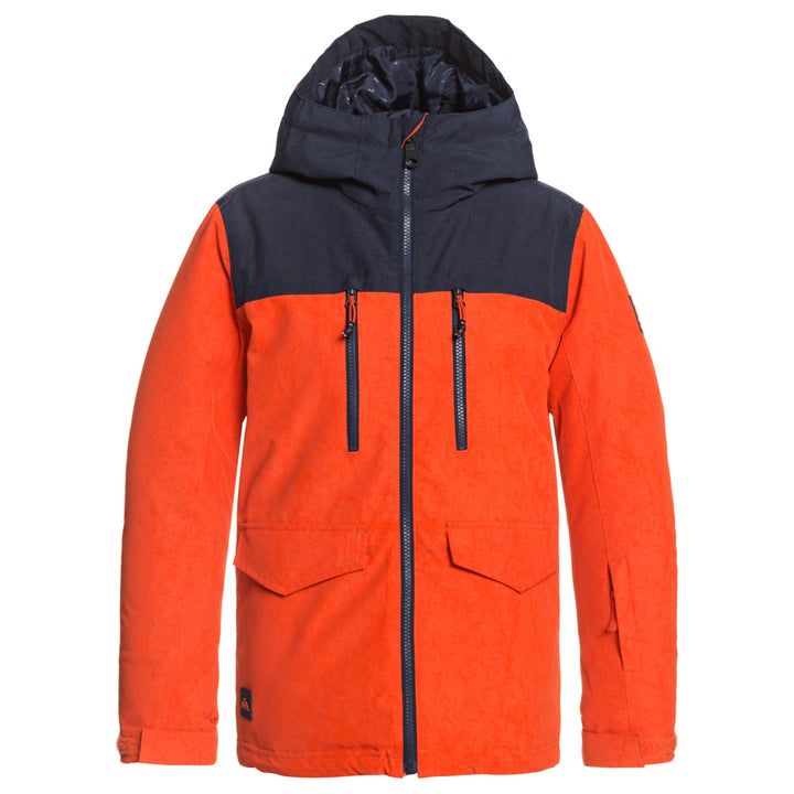 Quiksilver Fairbanks Jacket - Boys' Pureed Pumpkin