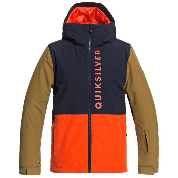 Quiksilver Side Hit Jacket - Boys' Pureed Pumpkin