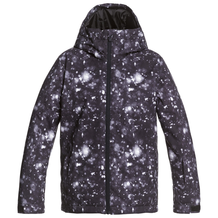 Quiksilver Mission Printed Jacket - Boys' True Black Woolflakes