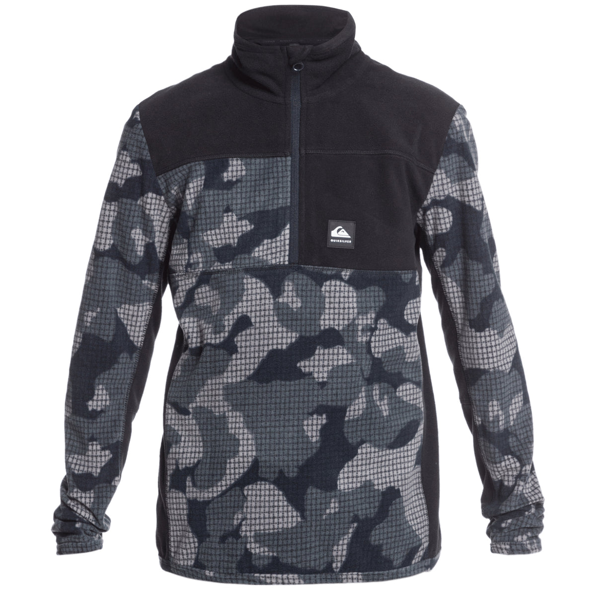 Quiksilver Aker HZ Fleece - Boys' True Black Wichita 2