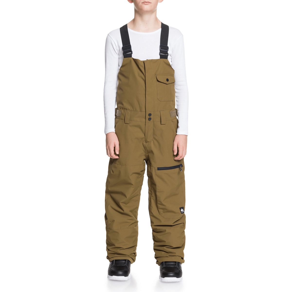 Quiksilver Utility Bibs - Boys' Military Olive