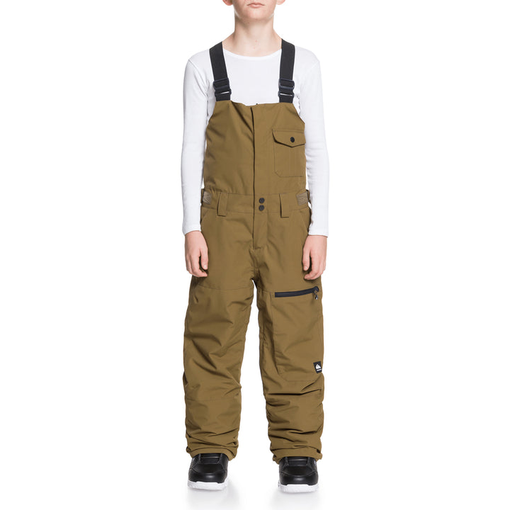 Quiksilver Utility Bibs - Boys' Military Olive