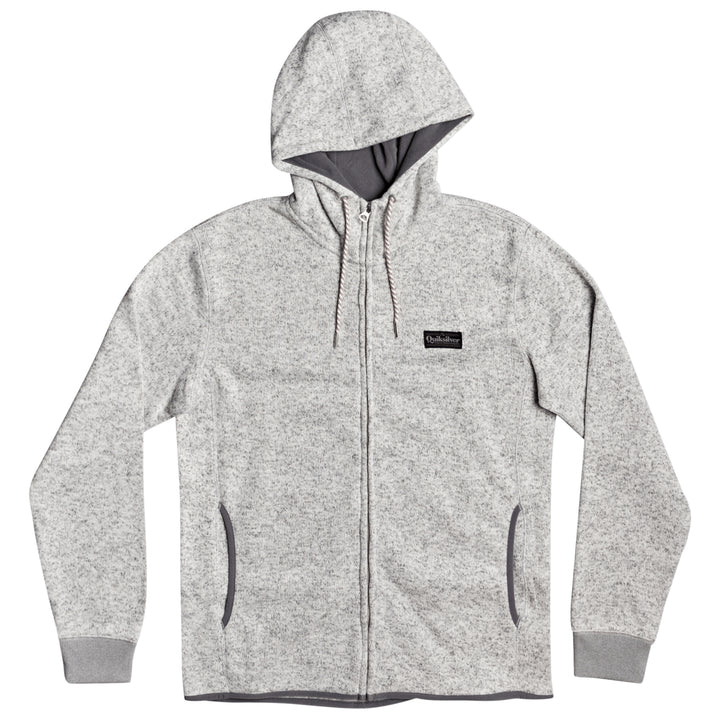 Quiksilver Keller Zip-Up Hoodie Light Grey Heather