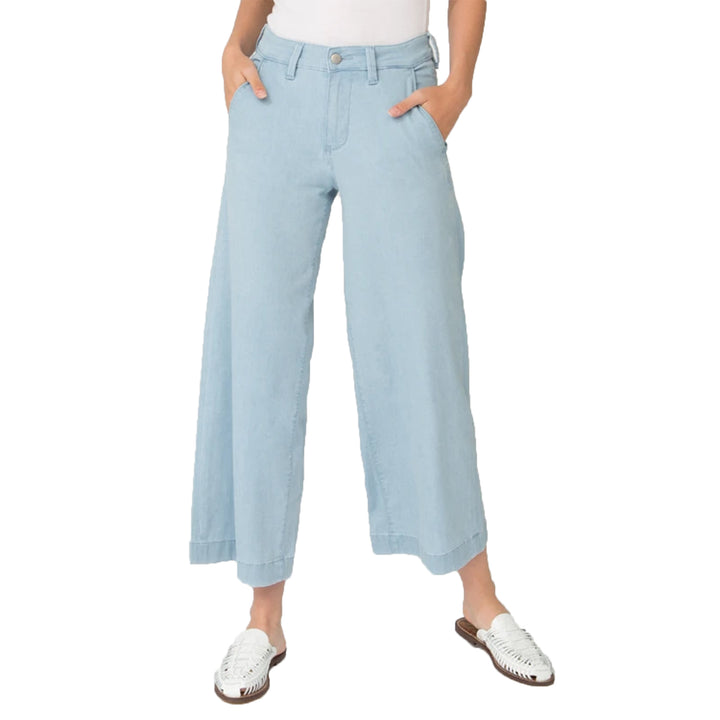 Dish Featherlight Wide-Leg Crop Jeans - Women's Carolina
