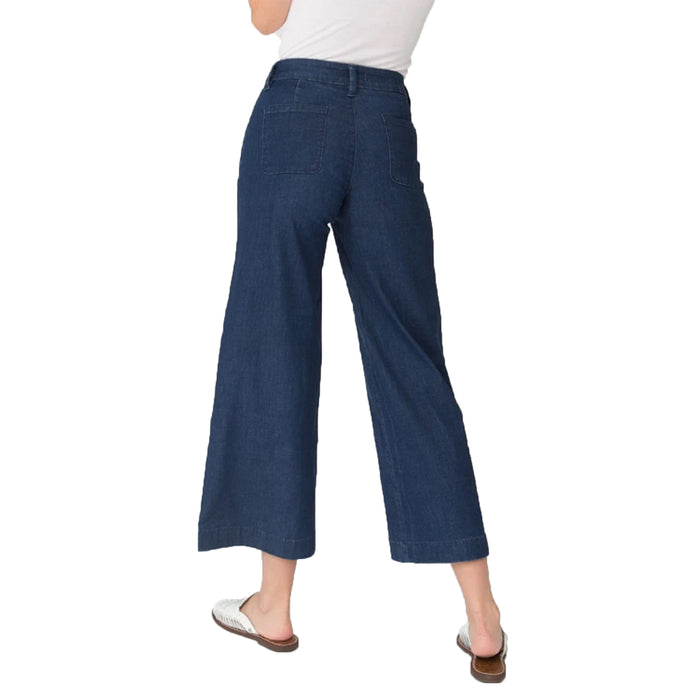 Dish Featherlight Wide-Leg Crop Jeans - Women's Manhattan