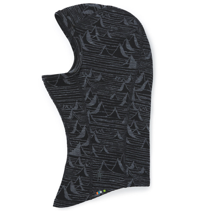 Smartwool Merino 250 Pattern Balaclava Black Bryan Iguchi Mountains