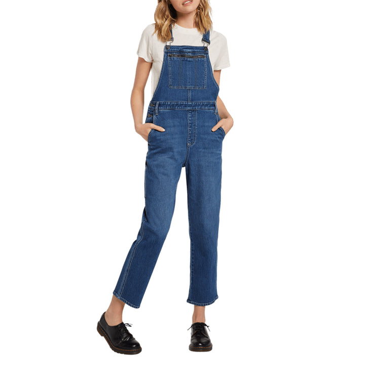 Volcom Stoney Overalls - Women's Seventies Indigo