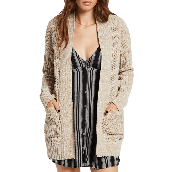 Volcom Danger Inside Cardigan - Women's Oatmeal