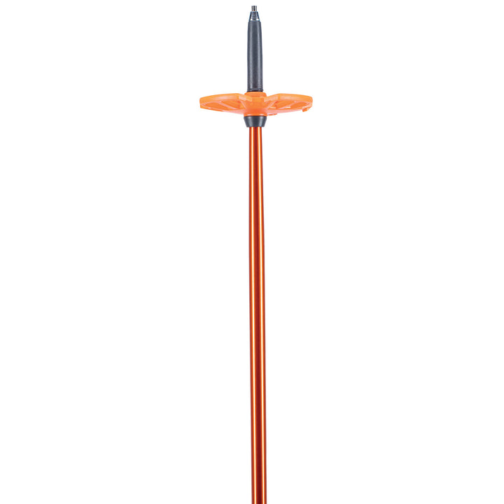 BCA Scepter Adjustable Aluminum Ski Poles Black/Orange