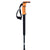 BCA Scepter Adjustable Aluminum Ski Poles Black/Orange