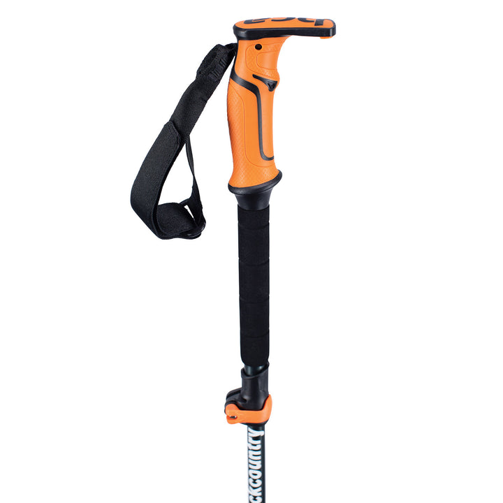 BCA Scepter 4S Collapsible Ski Poles Black/Orange
