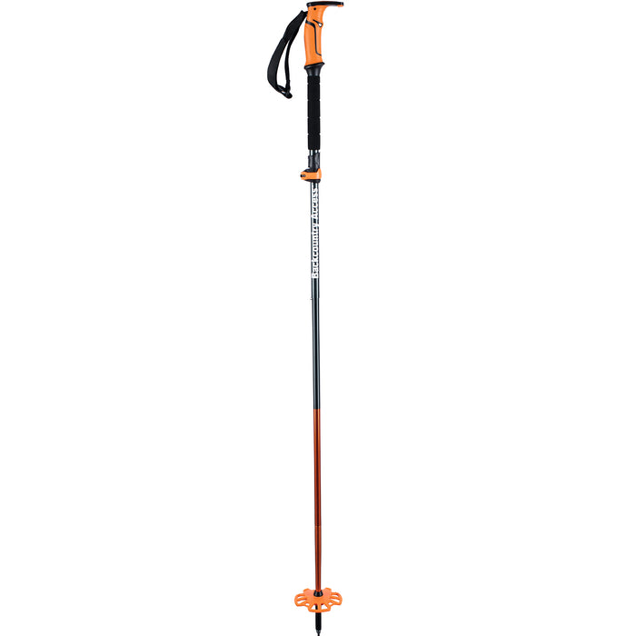 BCA Scepter 4S Collapsible Ski Poles Black/Orange