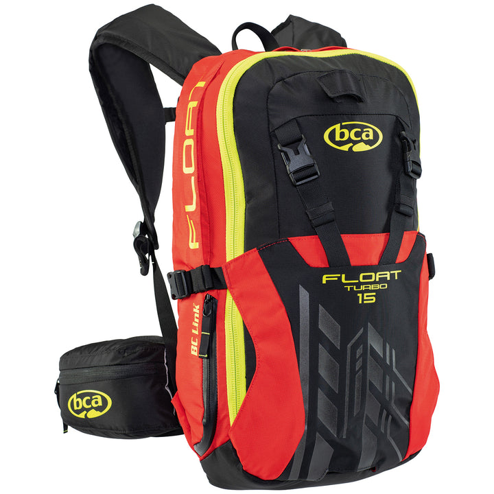 BCA Float 15 Turbo Airbag Pack Warning Red/Black