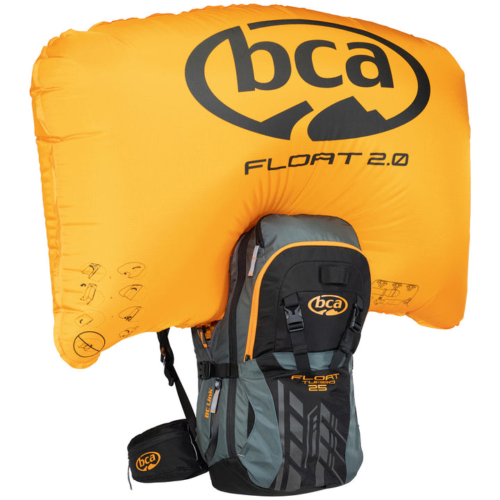 BCA Float 25 Turbo Airbag Pack Grey/Black