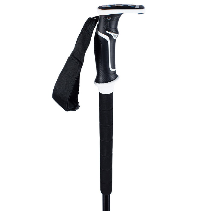 BCA Scepter Adjustable Carbon/Aluminum Ski Poles Black