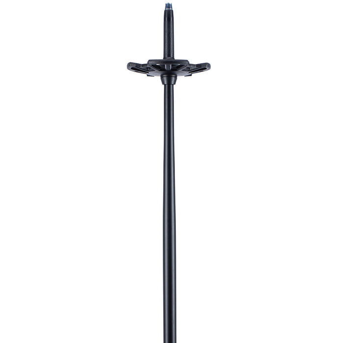 BCA Scepter Adjustable Carbon/Aluminum Ski Poles Black
