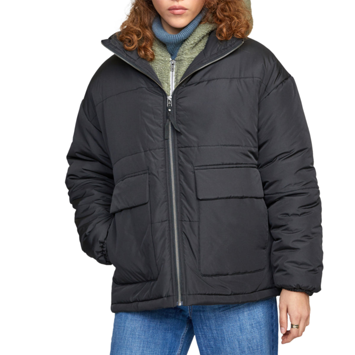 RVCA Mammoth Puffa Jacket - Women's Black