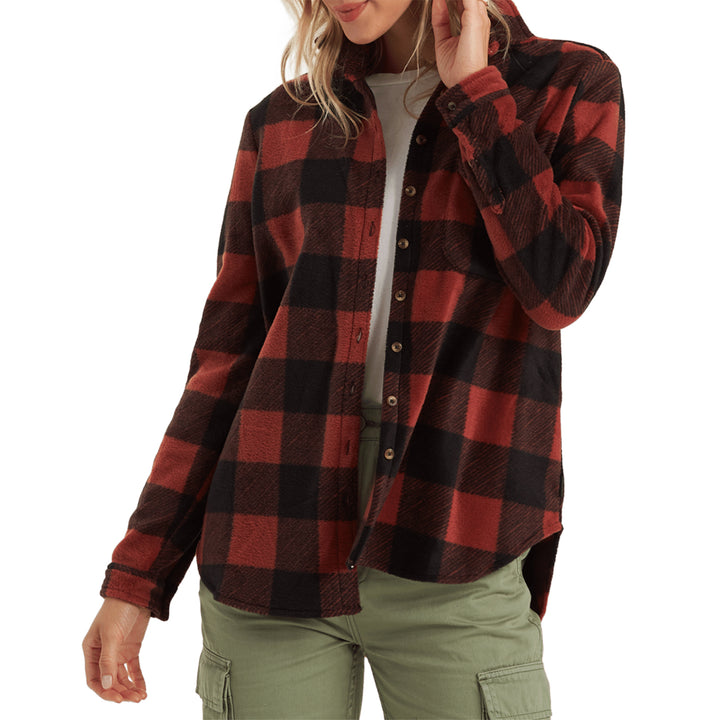 Billabong Forge Flannel Jacket - Women's Chestnut