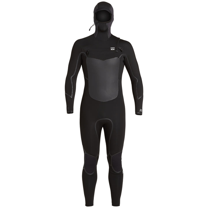 Billabong 5/4 Absolute + Chest Zip Hooded Wetsuit Black
