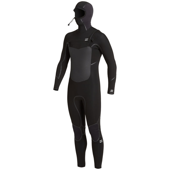 Billabong 5/4 Absolute + Chest Zip Hooded Wetsuit Black