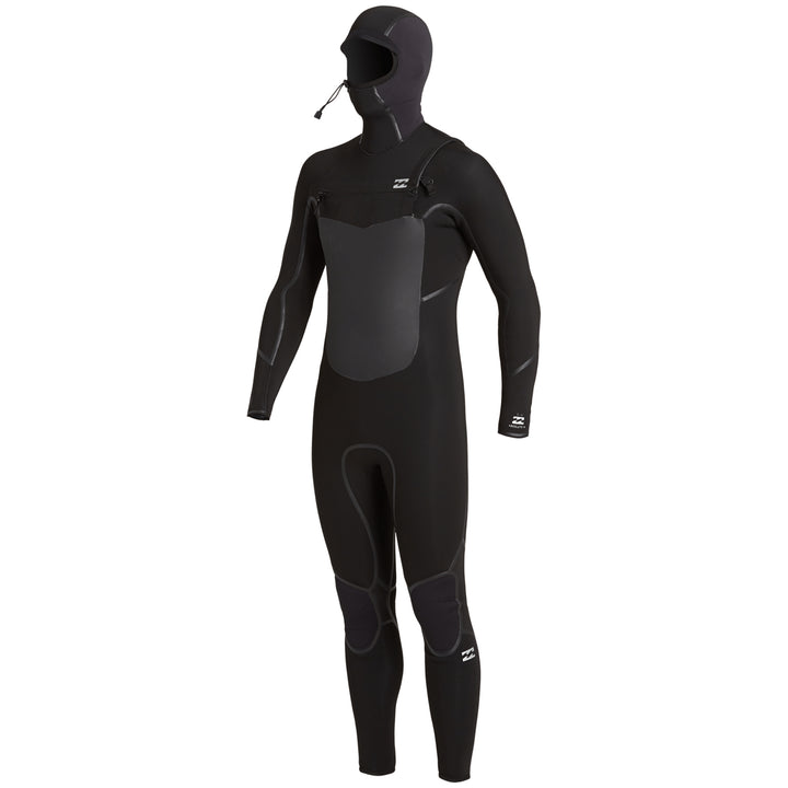 Billabong 5/4 Absolute + Chest Zip Hooded Wetsuit Black