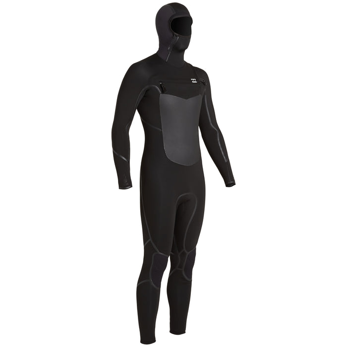 Billabong 5/4 Absolute + Chest Zip Hooded Wetsuit Black