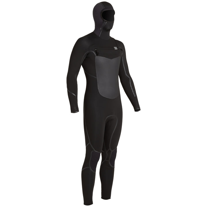 Billabong 5/4 Absolute + Chest Zip Hooded Wetsuit Black