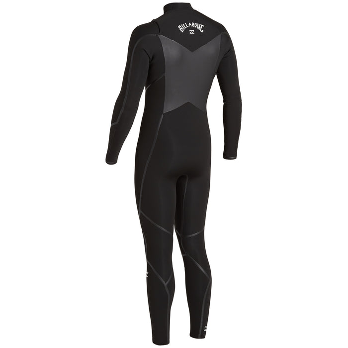 Billabong 4/3 Absolute + Chest Zip Wetsuit Black