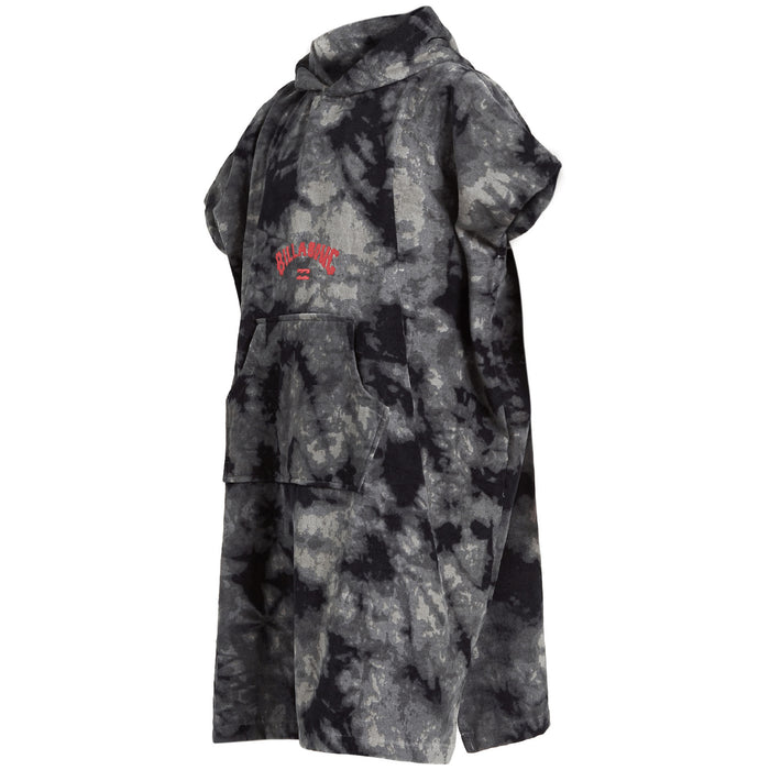 Billabong Hooded Towel Black Tie Dye