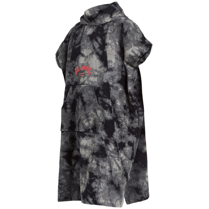 Billabong Hooded Towel Black Tie Dye