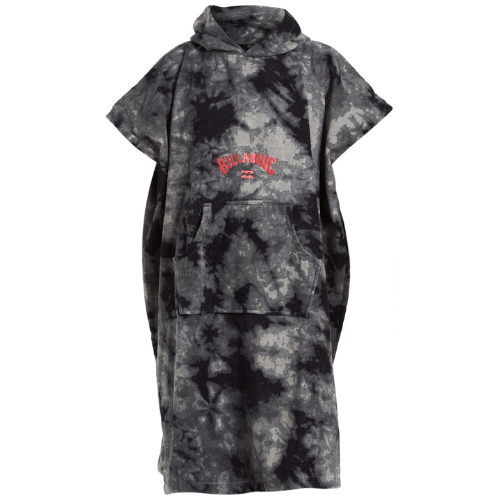 Billabong Hooded Towel Black Tie Dye