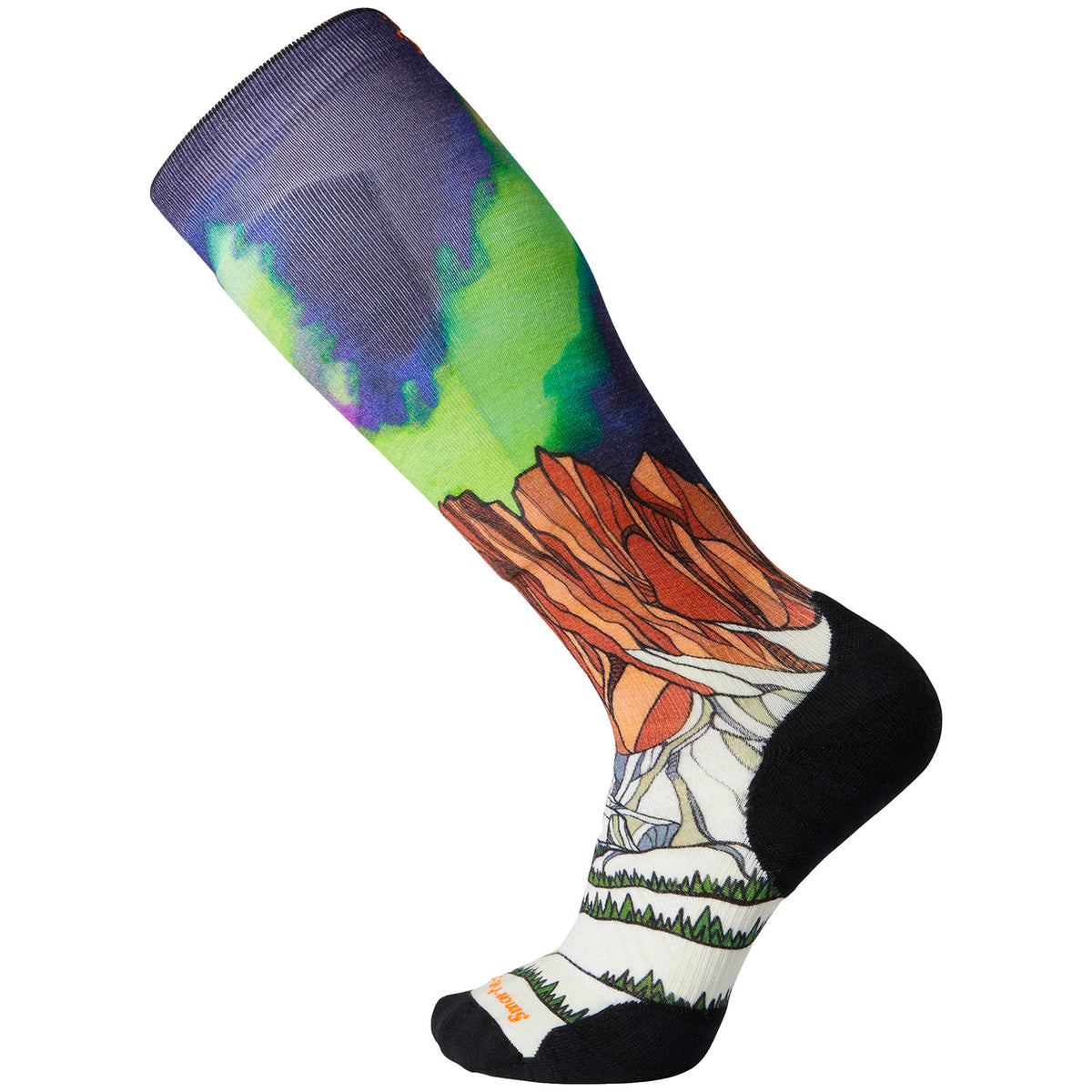 Smartwool PhD Ski Light Elite Homechetler Print Socks Multi Color