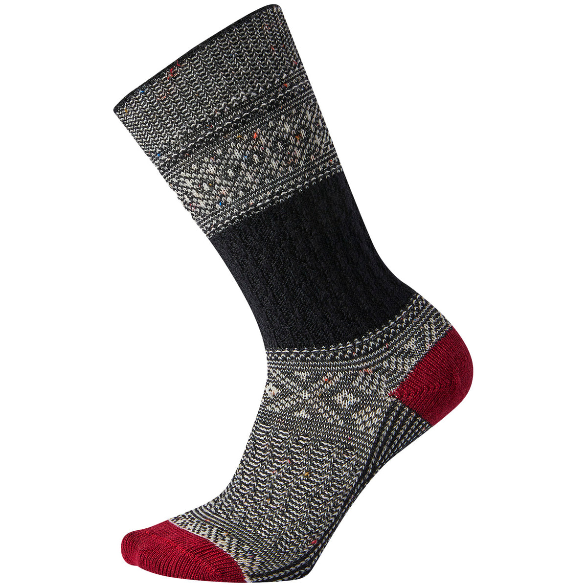 Smartwool Garter Stitch Texture Crew Socks - Women's Black