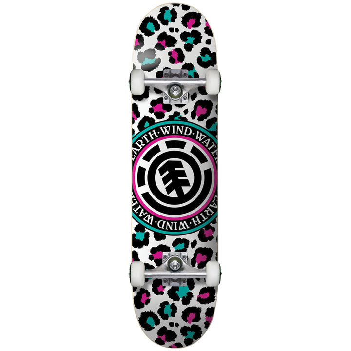 Element Leopard Party 7.7 Skateboard Complete