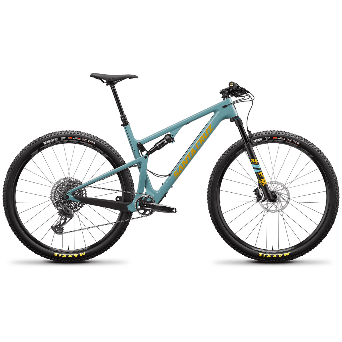 Santa Cruz Bicycles Blur C S TR Complete Mountain Bike 2021 Aqua