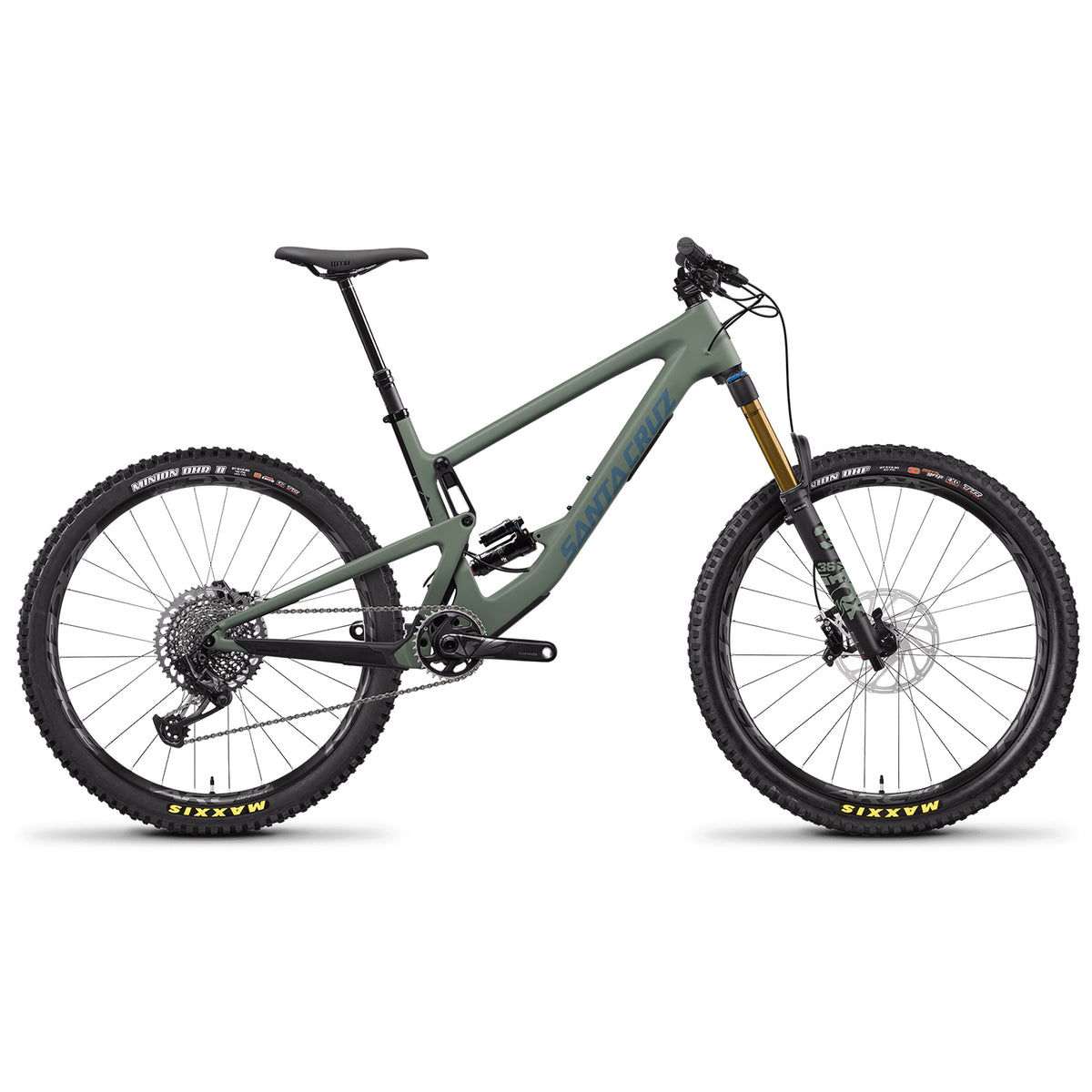 Santa Cruz Bicycles Bronson CC X01 Complete Mountain Bike 2021 Olive