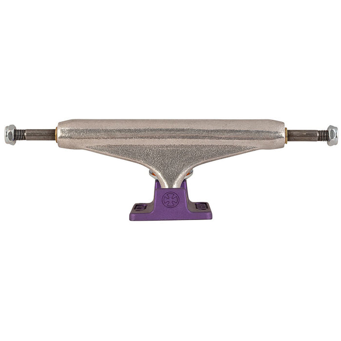 Independent 139 Stage 11 Hollow Silver Ano Purple Standard Skateboard Truck