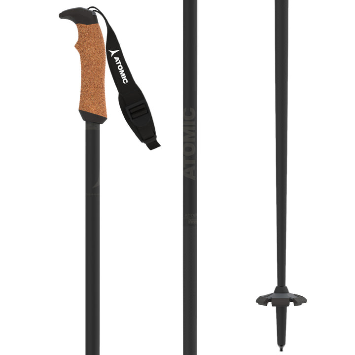 Atomic AMT Ultra SQS Ski Poles All Black