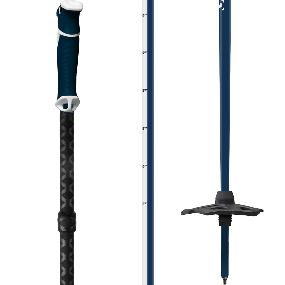 G3 Via Aluminum Ski Poles Navy