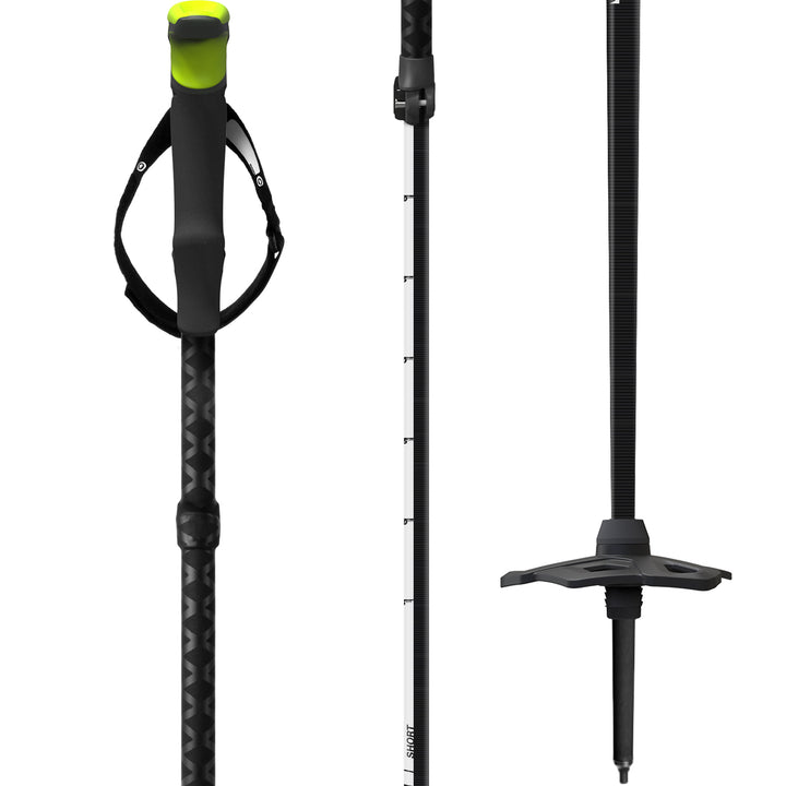 G3 Via Carbon Adjustable Ski Poles 2024 Black
