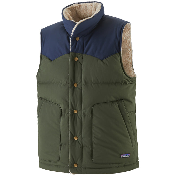 Patagonia Reversible Bivy Down Vest - Men's Kelp Forest