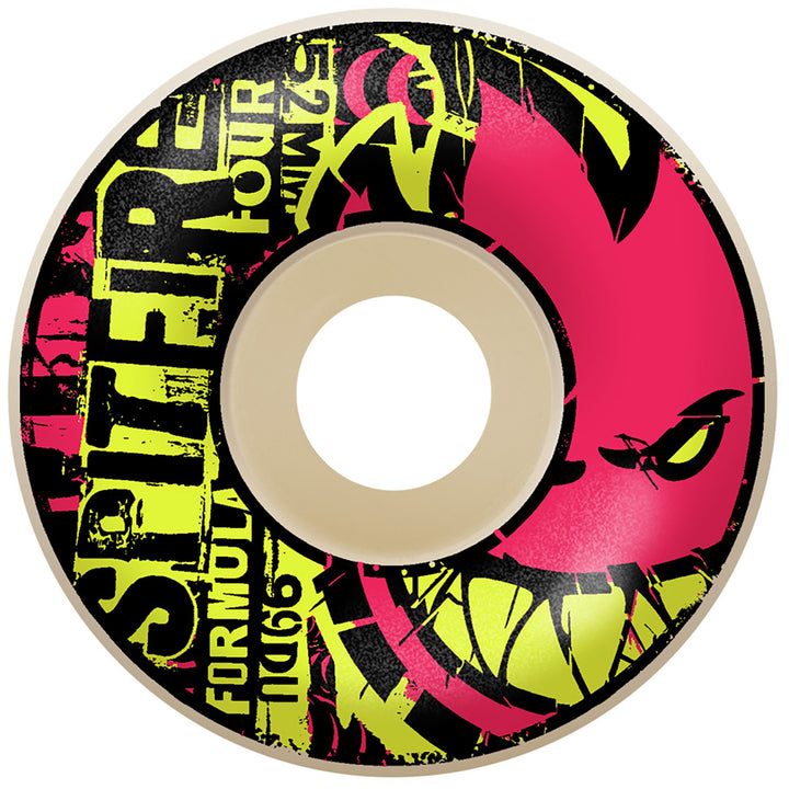 Spitfire Formula Four 99d Ransom White Radials Skateboard Wheels