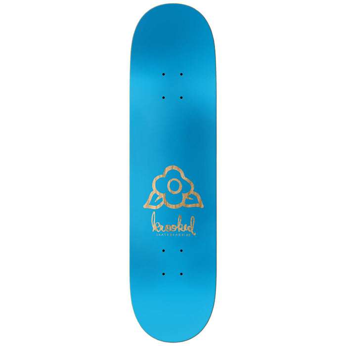 Krooked Ikons Pricepoint II Blue 7.75 Skateboard Deck